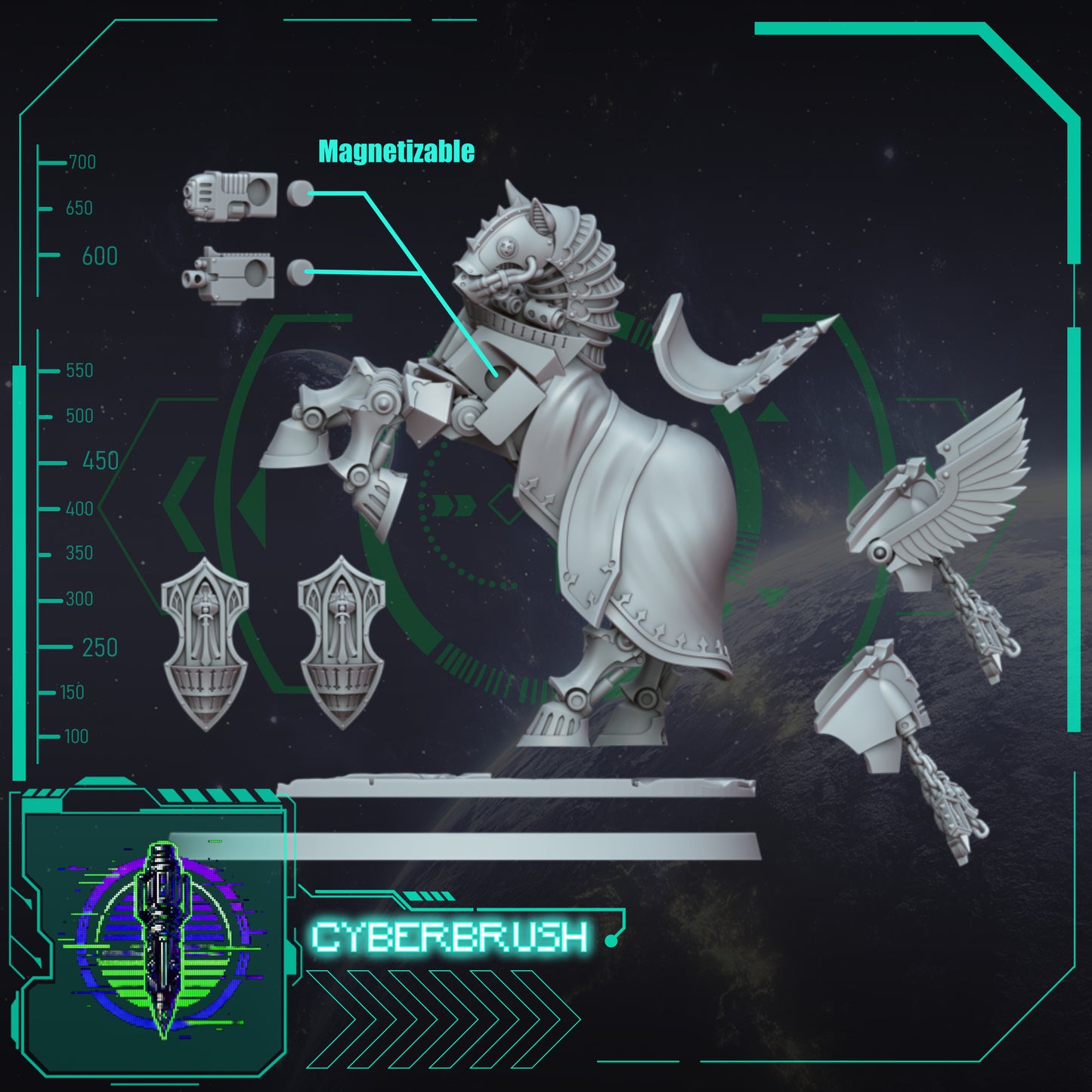 Shadowguards, Mechanical Steeds (3D File)