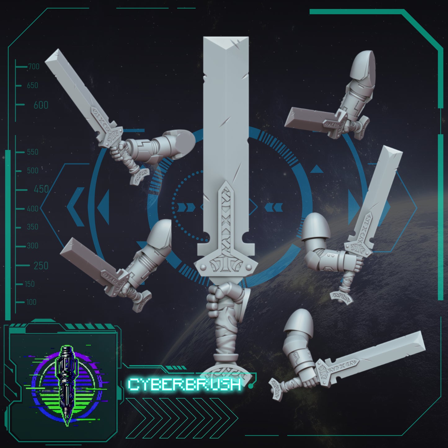 Space Vikings Melee Pack (3D File)