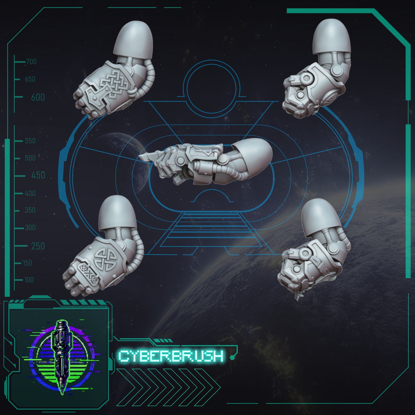 Space Vikings, Exterminator Fist 5 (3D File)