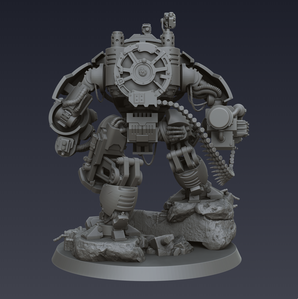 Heavy Combat Mech (3D File)