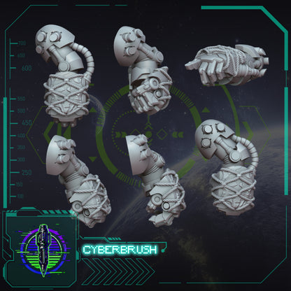 Rapt'Ops Heavy Armour Upgrade Kit – 32mm presupported STL by Cyberbrush3D – view 10
