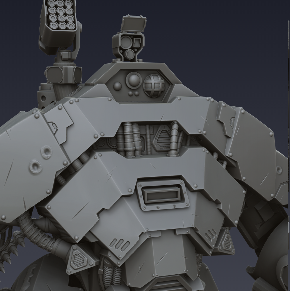 Heavy Combat Mech (3D File)