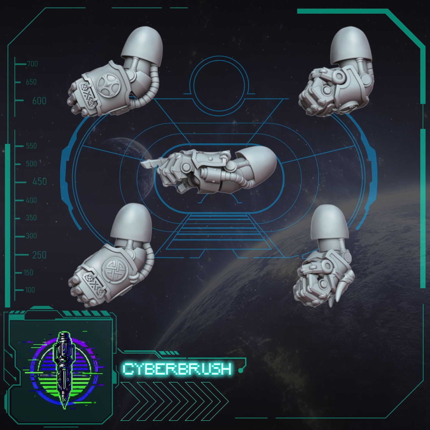 Space Vikings, Exterminator Fist 7 (3D File)
