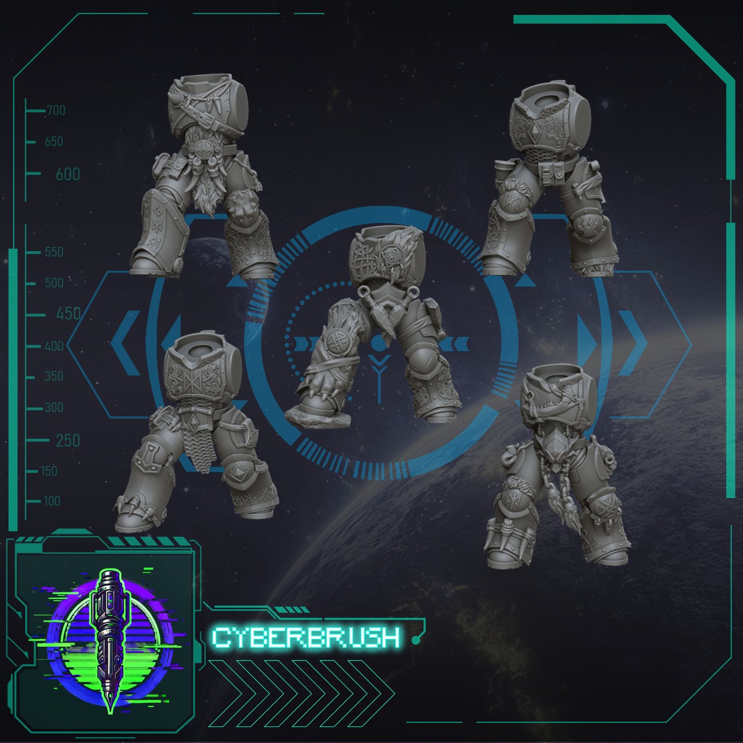 Space Vikings, Body set (3D File)