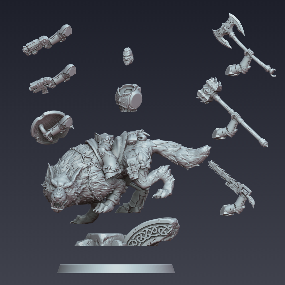 Stormwolf Riders Bundle (3D File)