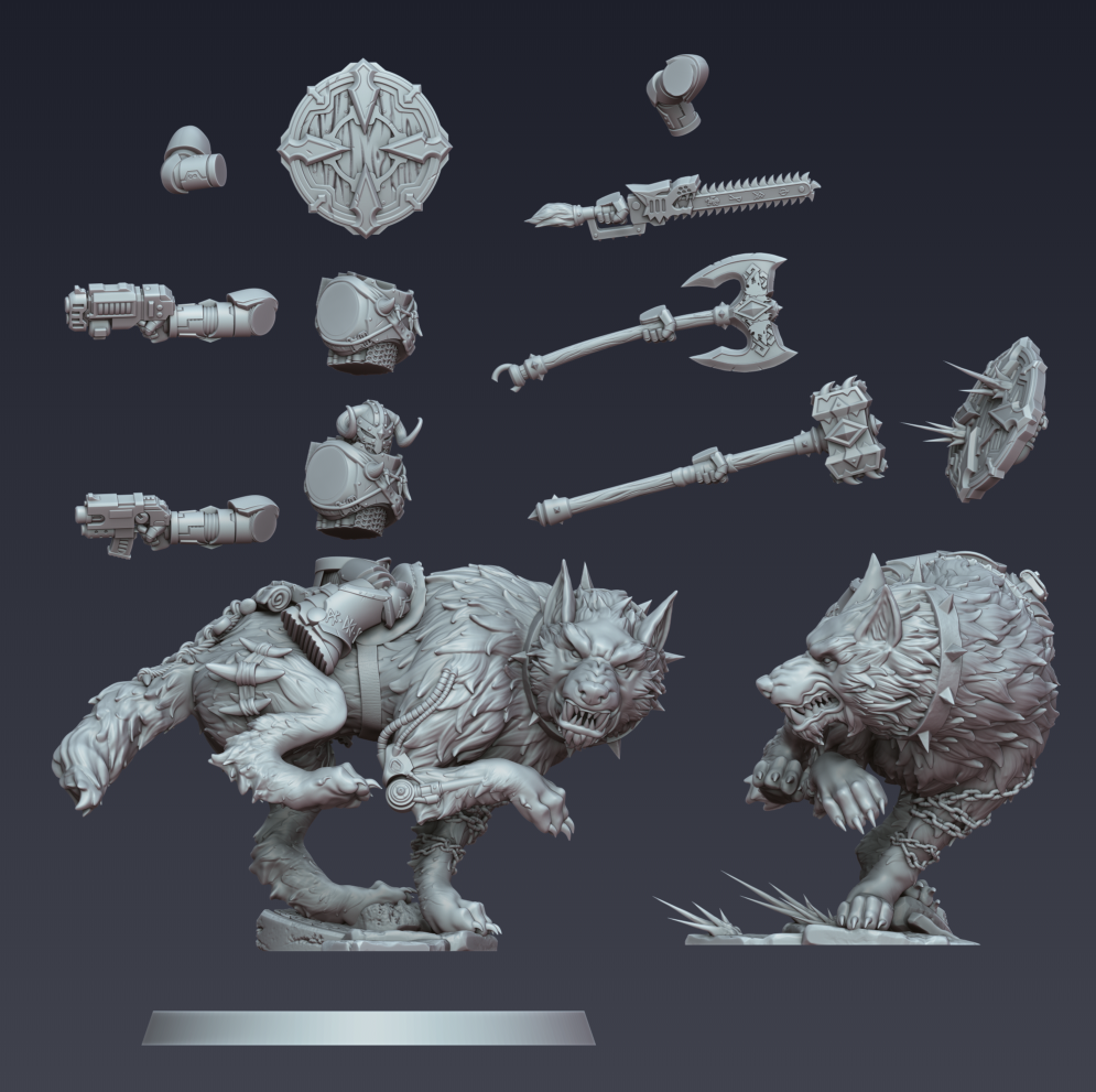 Stormwolf Riders Bundle (3D File)