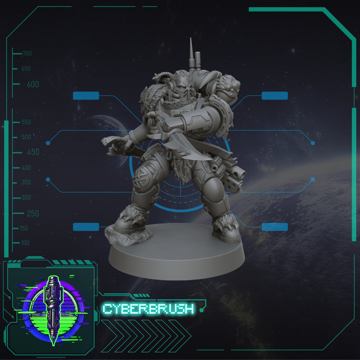 Space Vikings, Lieutenant (3D File)
