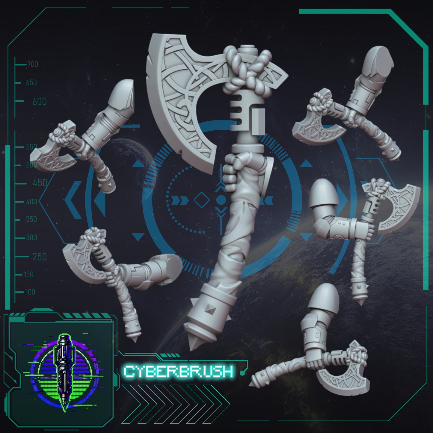 Space Vikings Melee Pack (3D File)