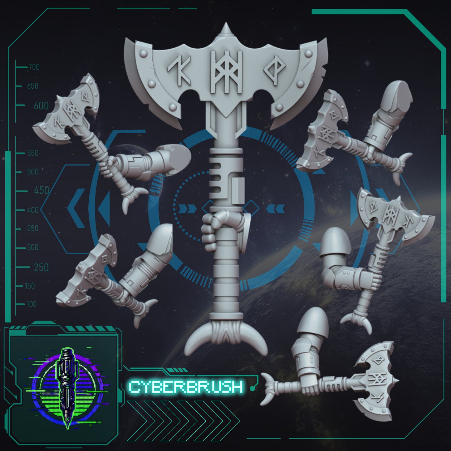 Space Vikings Melee Pack (3D File)