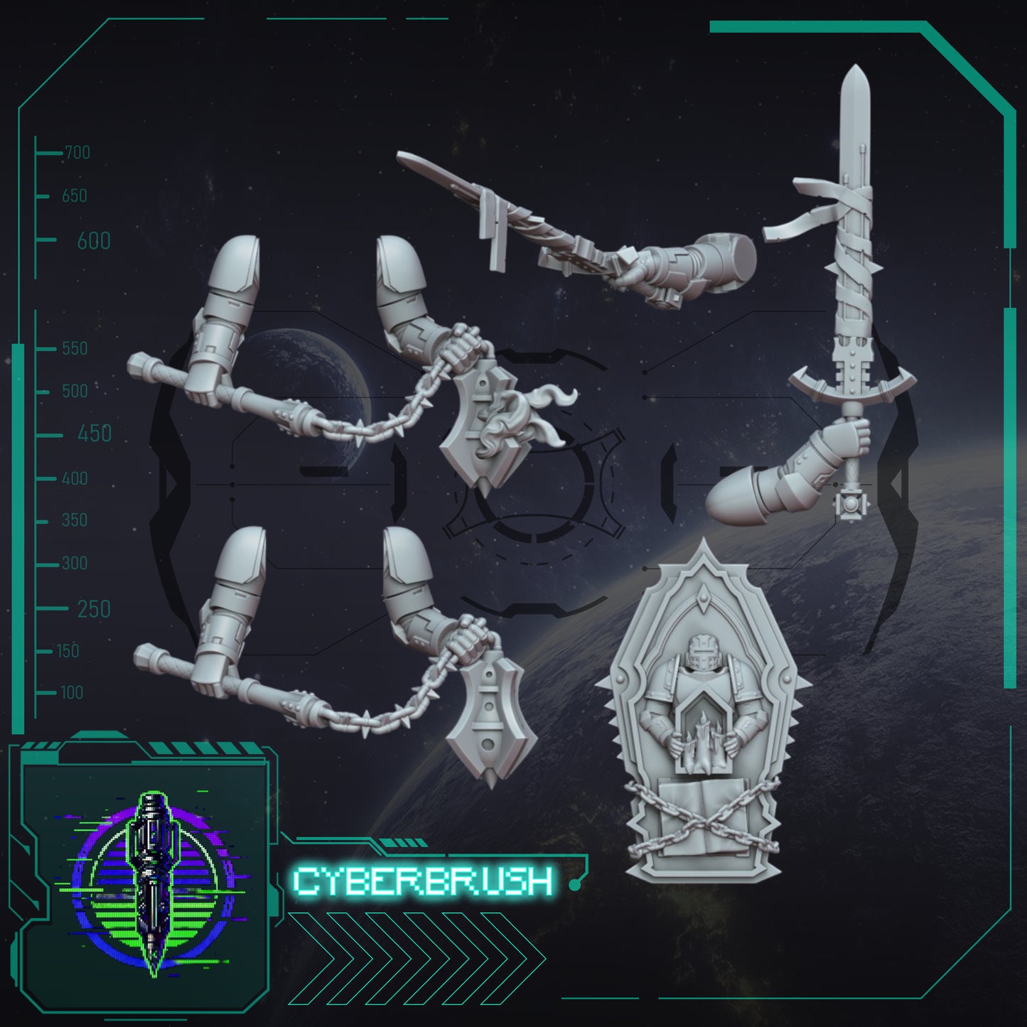Weapons & Shield (3D File)