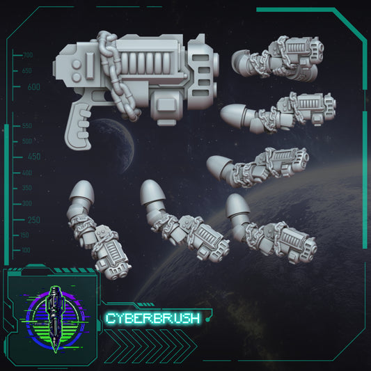 Chained Plasma Pistols (3D File)
