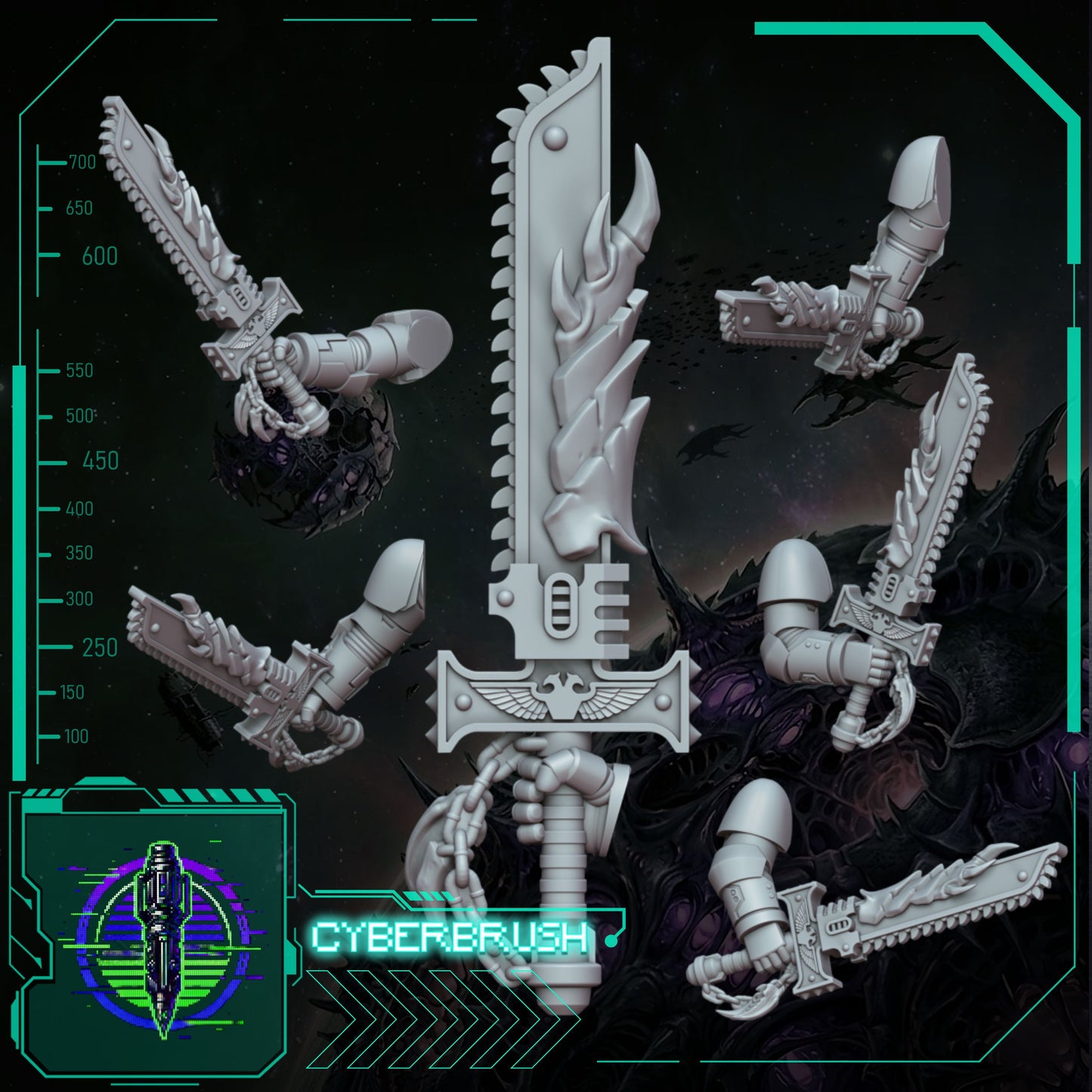 Space Bug Hunters Chainsword (3D File)