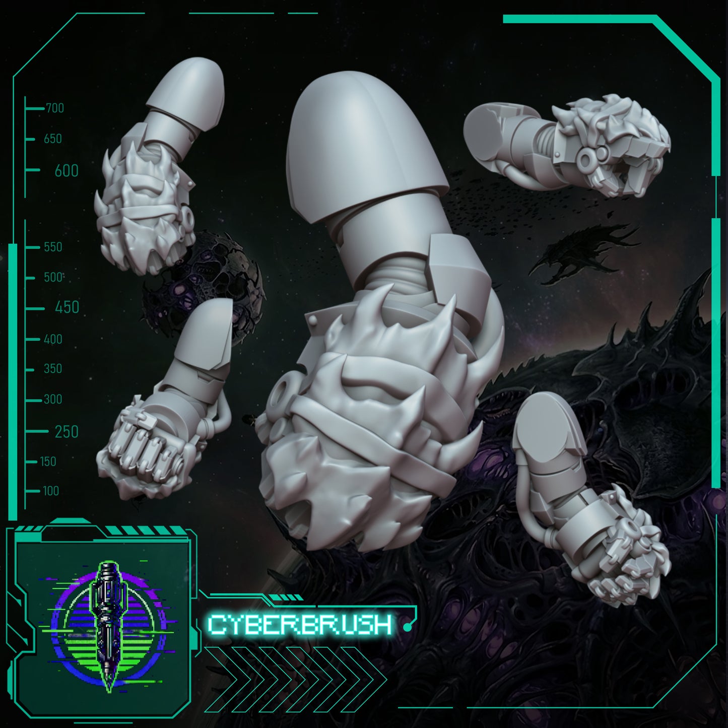 Space Bug Hunters Fist 4 (3D File)