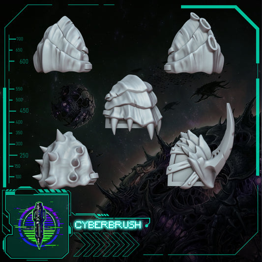 Space Bug Hunters Shoulder Pad set 1 (3D File)