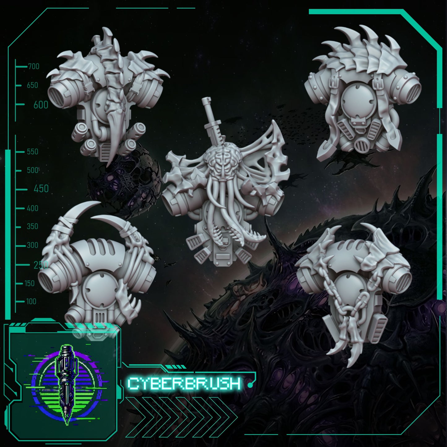 Space Bug hunters Backpacks (3D File)