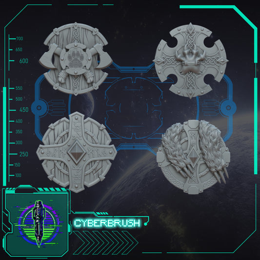 Space Vikings, Shield set 2(3D File)
