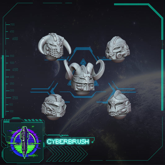 Space Vikings, Head 2 (3D File)