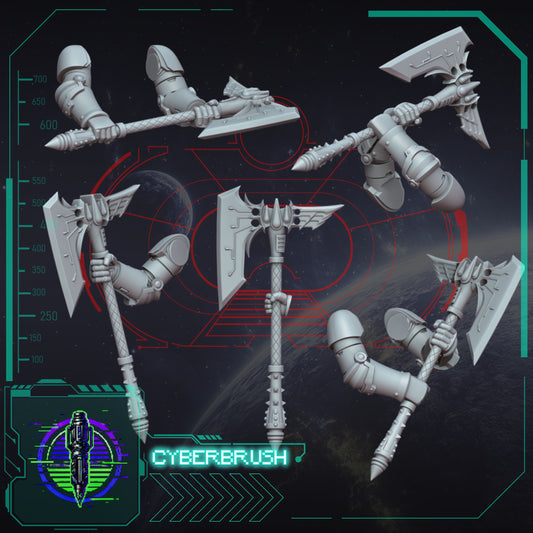 Crimson Angels, Two-handed Axes (3D File)