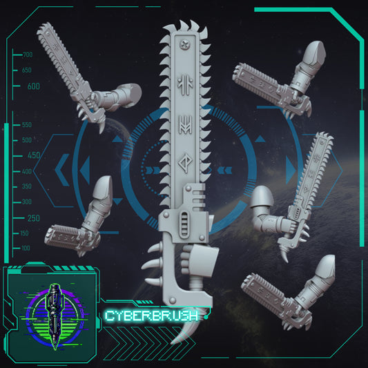Space Vikings, Chainswords 1 (3D File)