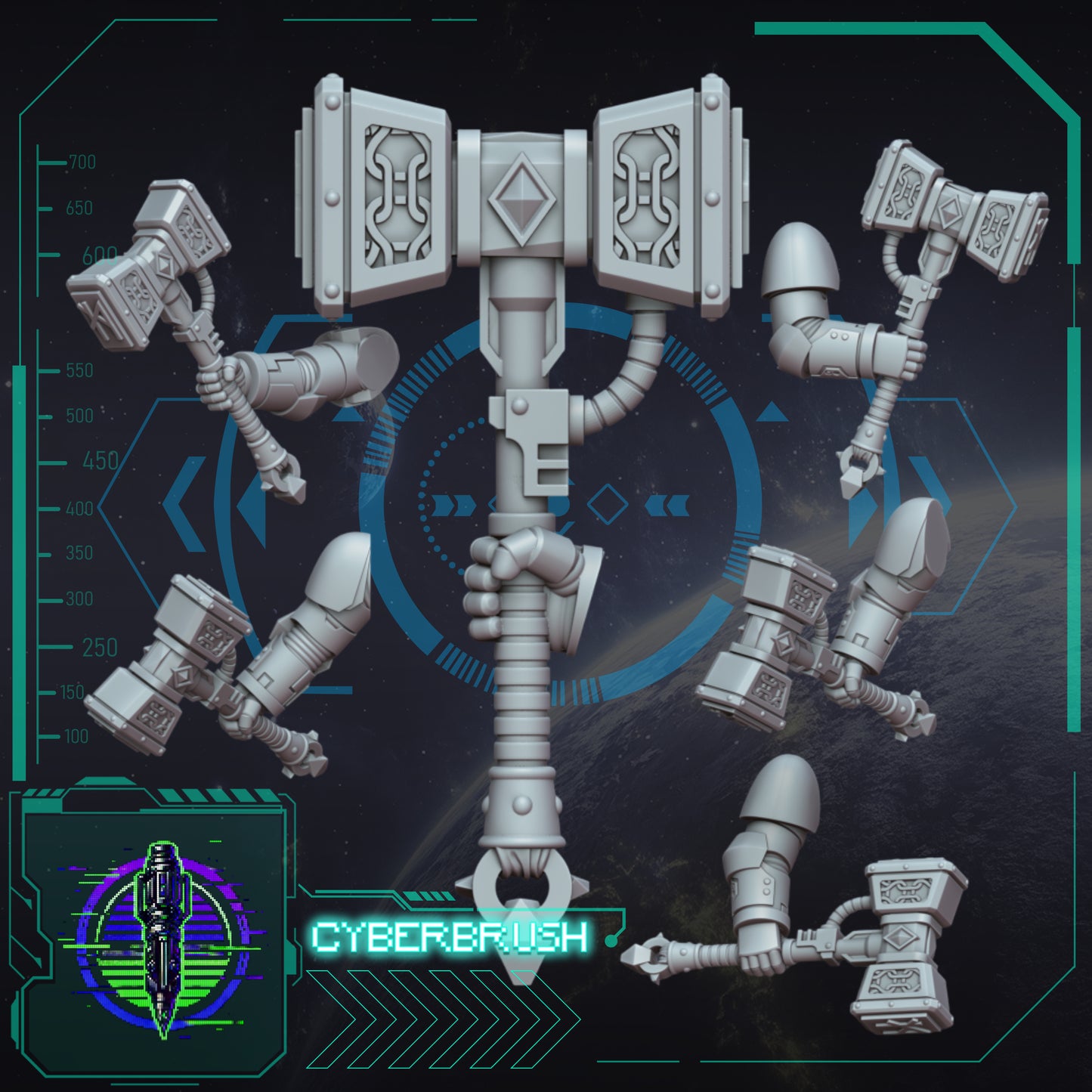 Space Vikings Melee Pack (3D File)