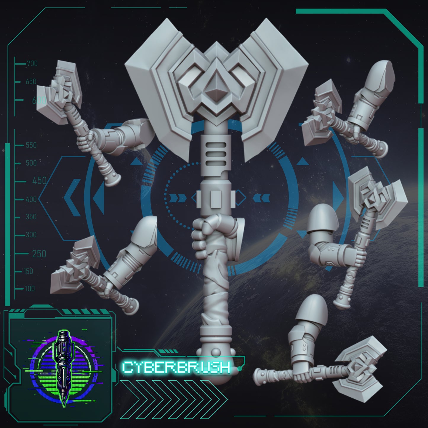 Space Vikings Melee Pack (3D File)