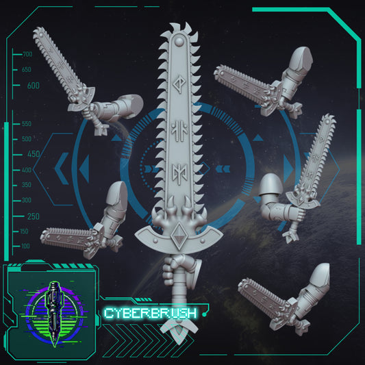 Space Vikings, Chainsword set 5 (3D File)