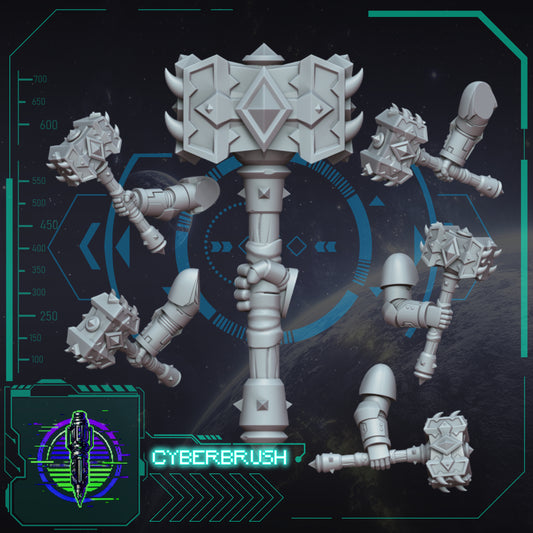 Space Vikings, Hammers 1 (3D File)