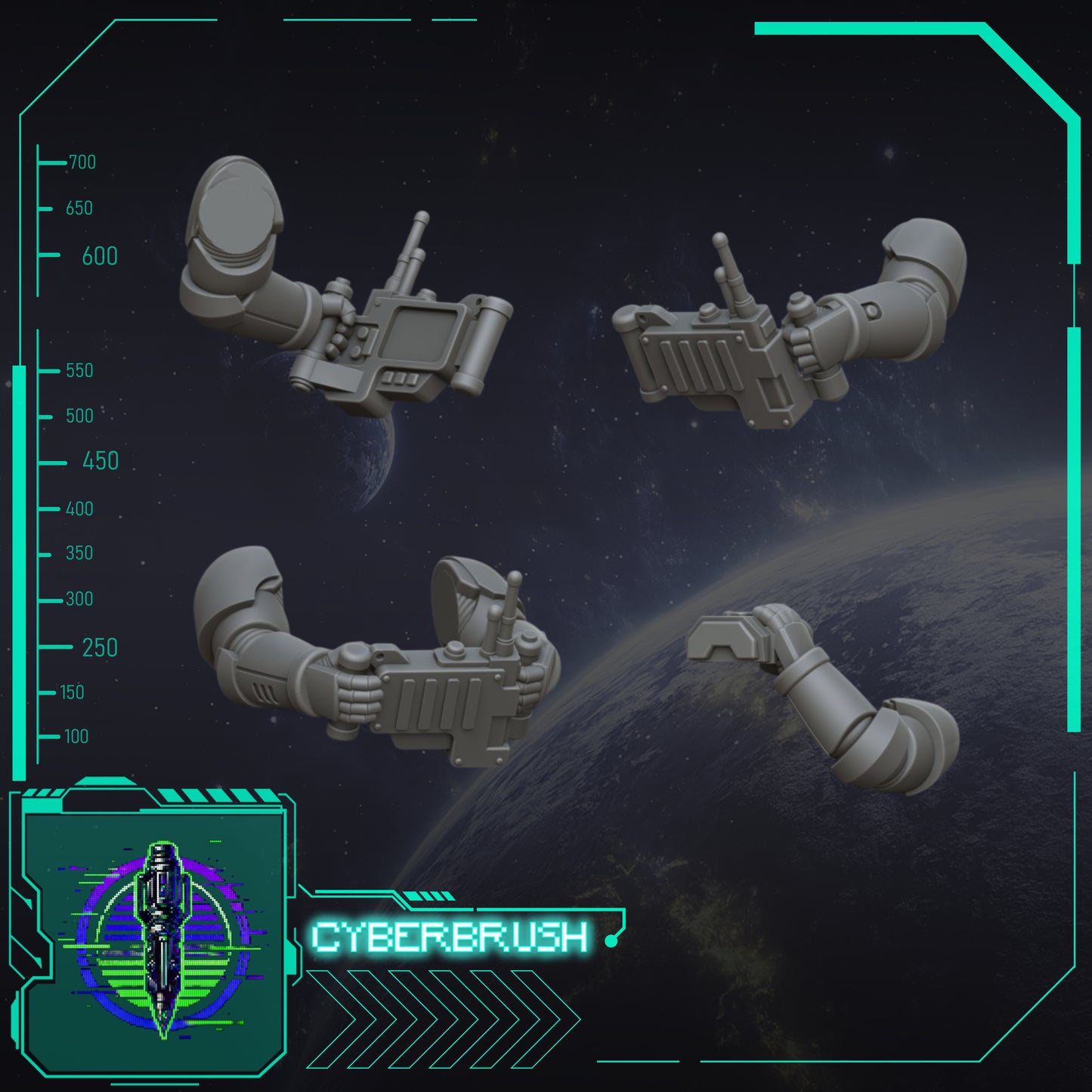 Auspex & Bincoluar arms (3D File)