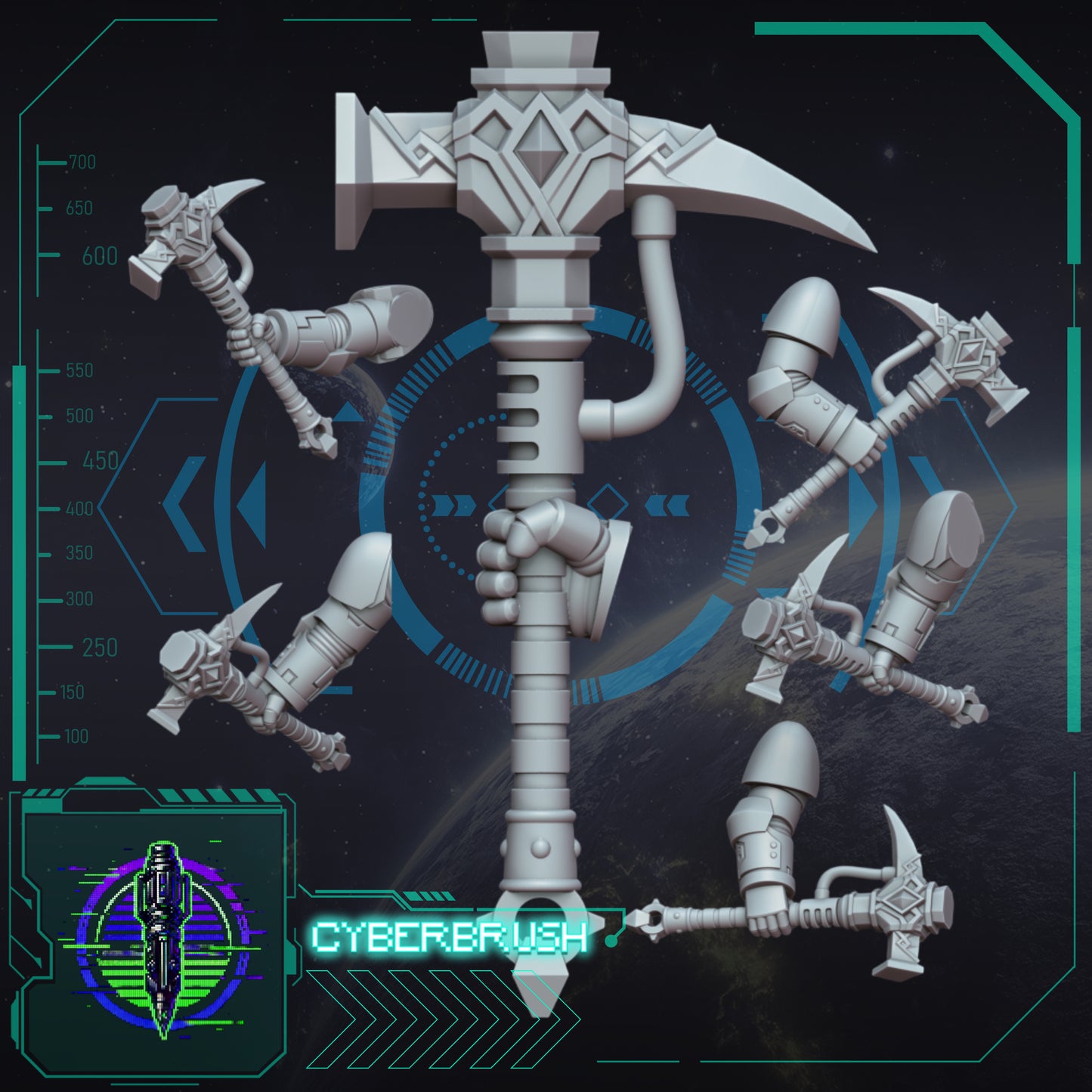 Space Vikings Melee Pack (3D File)