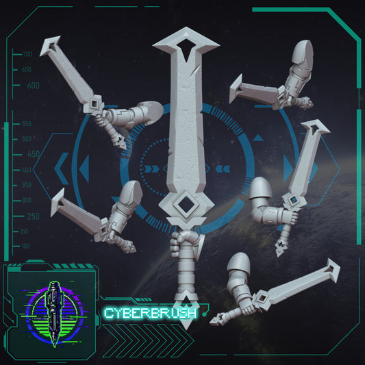 Space Vikings, Swords 1 (3D File)