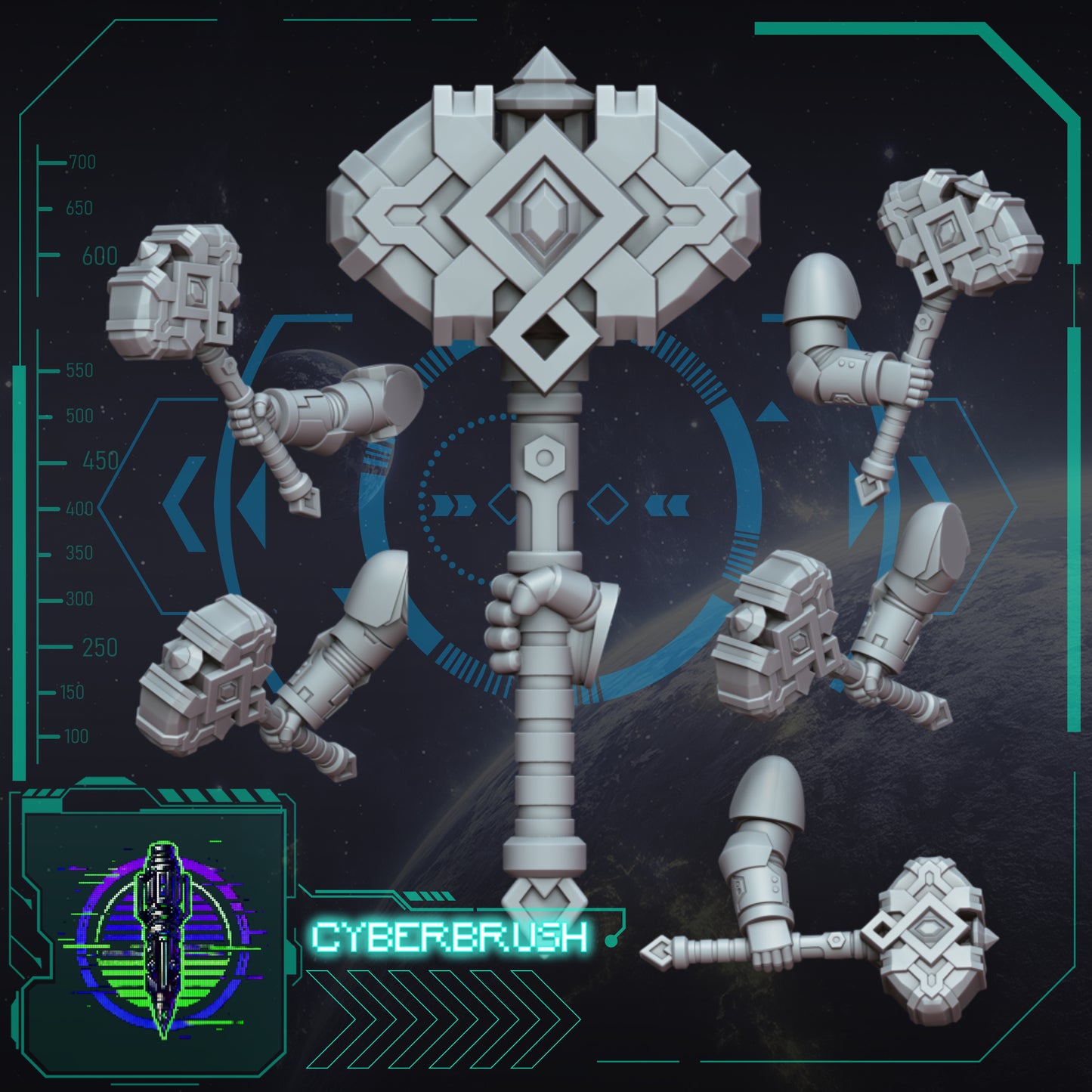 Space Vikings Melee Pack (3D File)