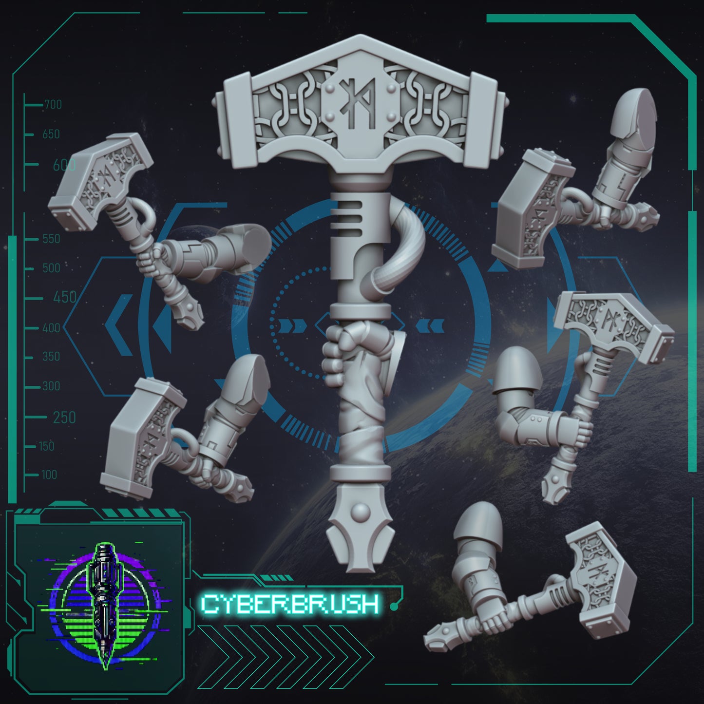Space Vikings Melee Pack (3D File)