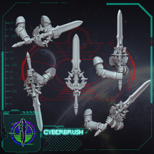 Crimson Angels, Two-handed Swords (3D File)