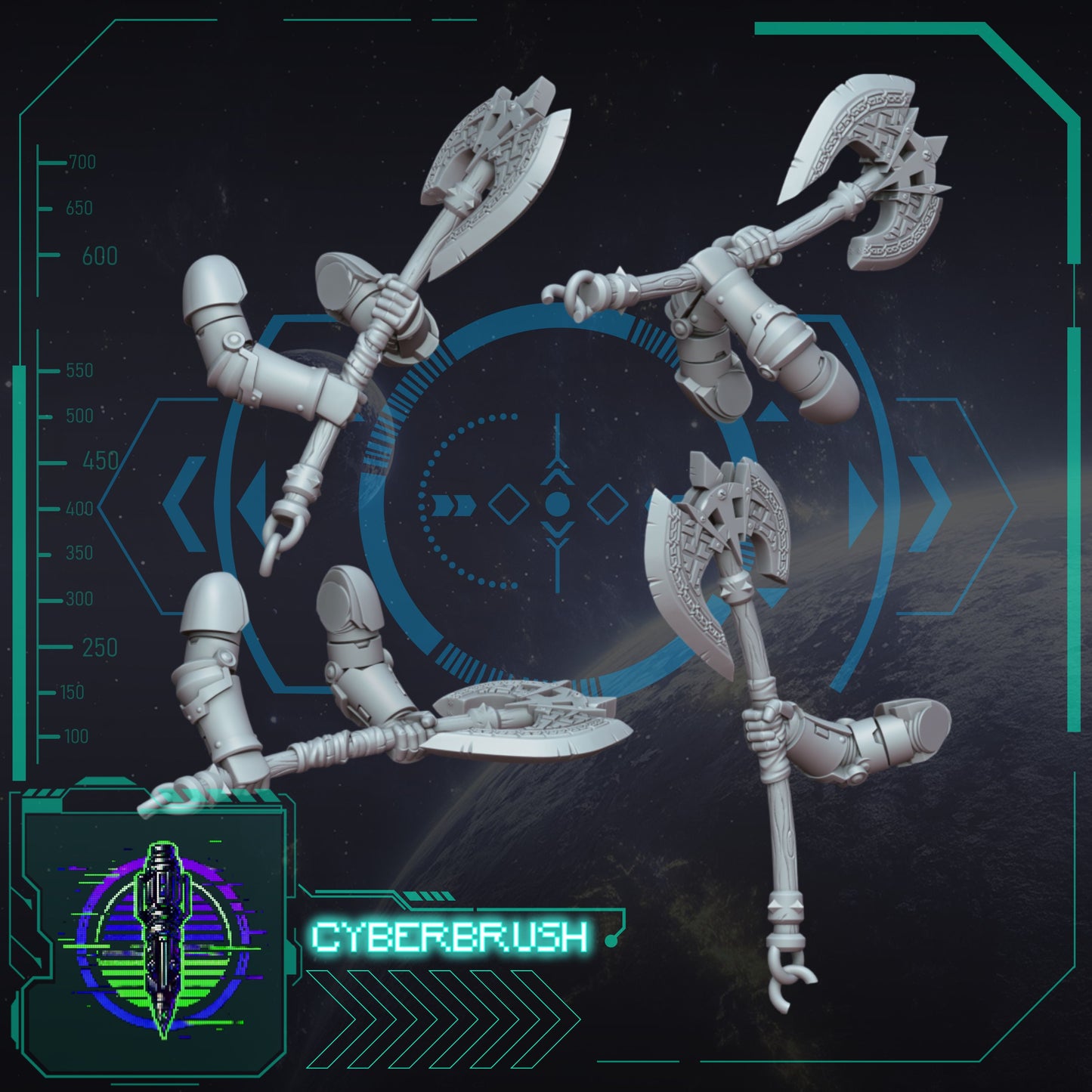 Space Vikings Melee Pack (3D File)